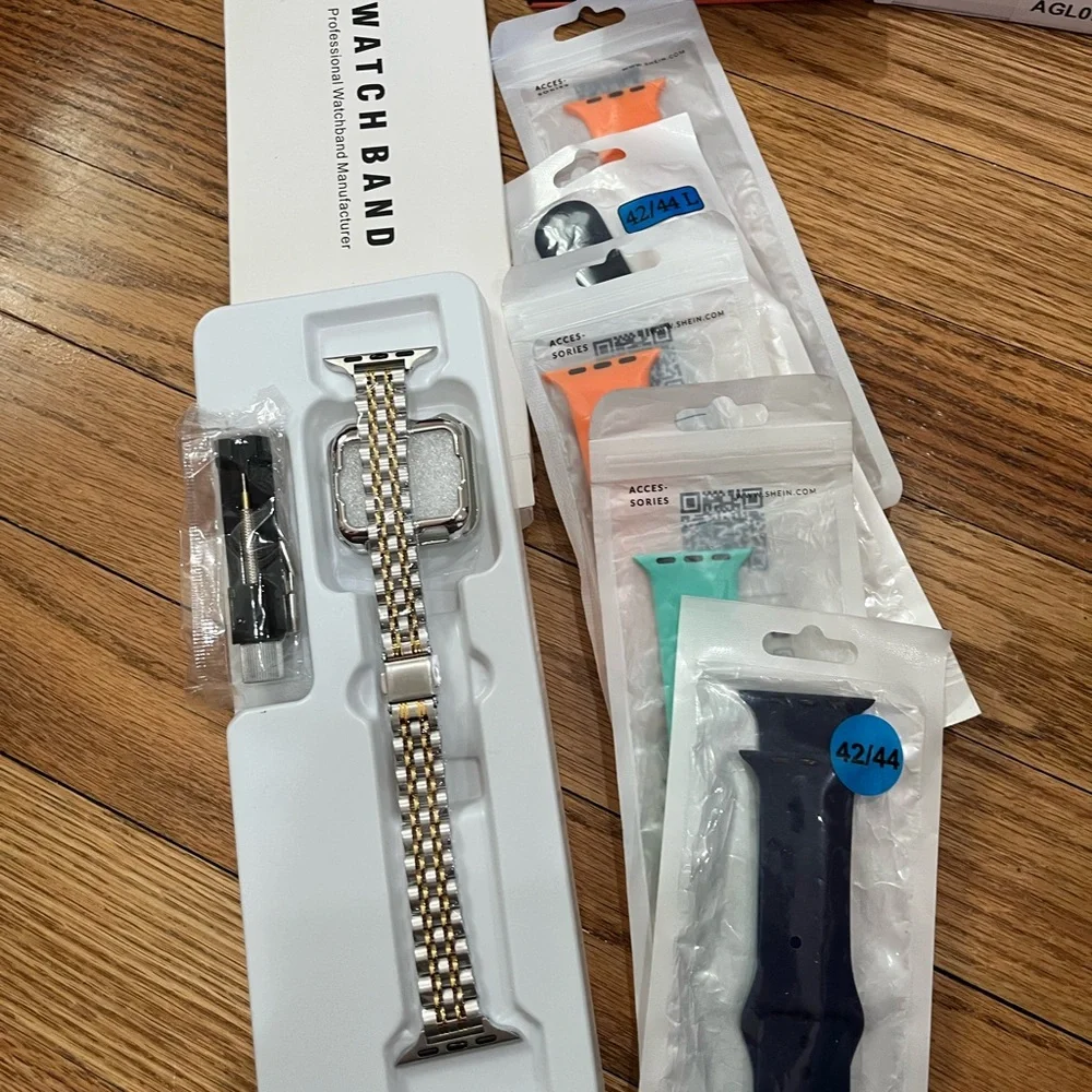 Phone accessories bundle - cases, screen protectors & watch bands - over 20pcs